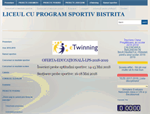 Tablet Screenshot of lps-bistrita.ro